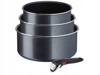 Súprava hrncov - Sada hliníkových hrncov Tefal Ingenio XL Force L1589042, 4 kusy.